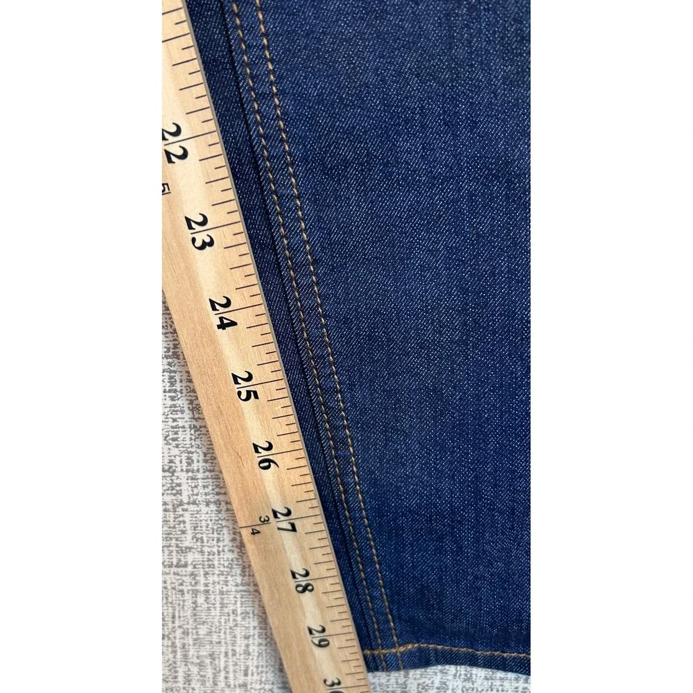 NWOT Old Navy Super Skinny Jeans Women 18 Plus Long Dark Wash Blue Stretch Denim